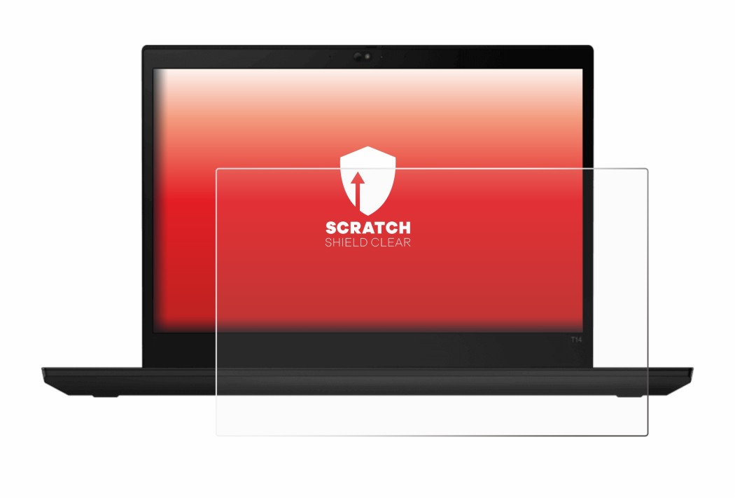 Image de l'appareil Lenovo ThinkPad T14 Gen 1 avec une grande variété de protections d'écran.