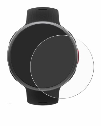 Image de l'appareil Polar Vantage V2 avec une grande variété de protections d'écran.