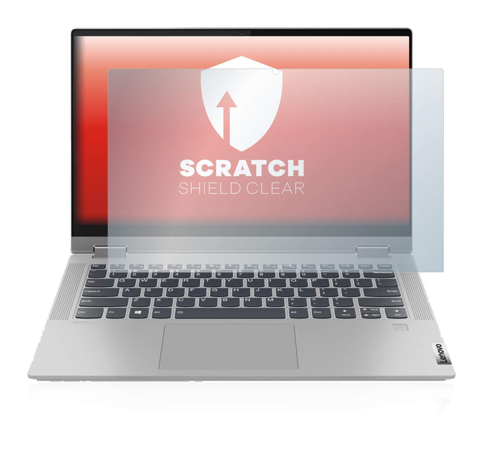 upscreen Scratch Shield Screen Protector compatible with Lenovo IdeaPad Flex 5 14 HD-Clear Anti-Fingerprint