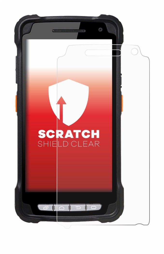 Imagen del dispositivo Point Mobile PM90 con una amplia variedad de protectores de pantalla.