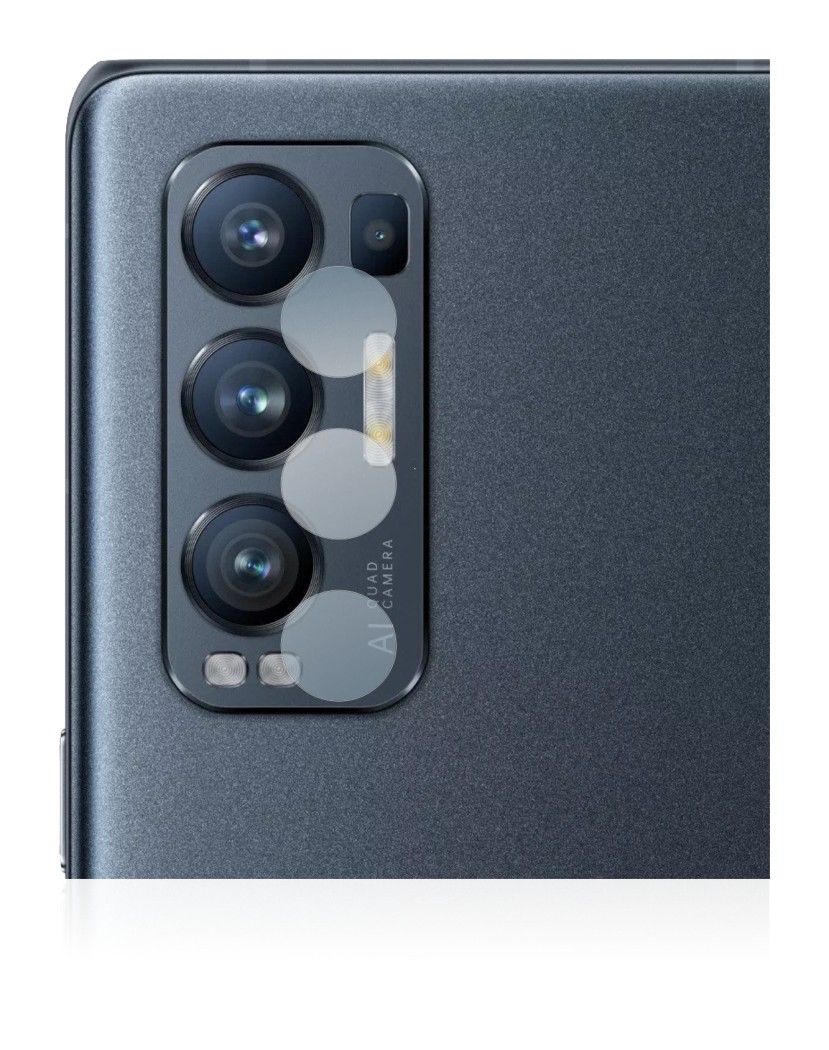 Image de l'appareil Oppo Find X3 Neo (Caméra UNIQUEMENT) avec une grande variété de protections d'écran.
