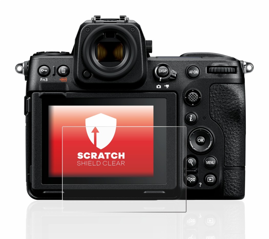 Image of the device Nikon Z 8 with a wide variety of screen protectors.