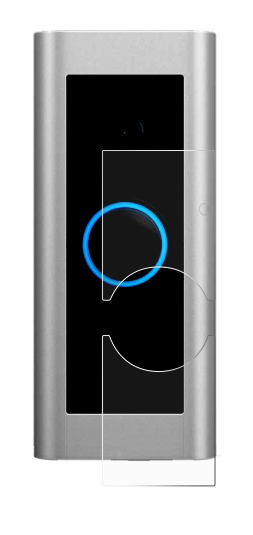 Image of the device Ring Video Doorbell Pro 2 with a wide variety of screen protectors.