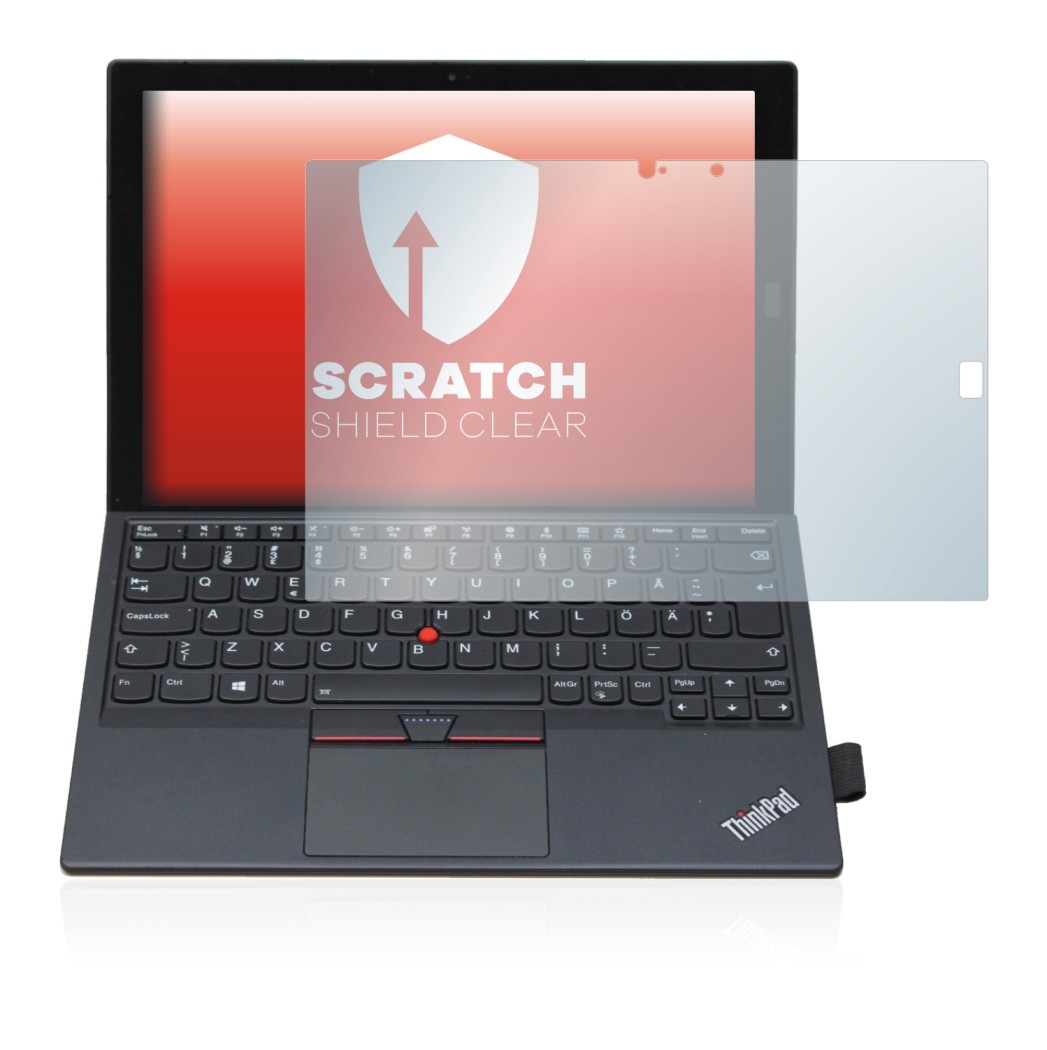 Image de l'appareil Lenovo ThinkPad X1 Tablet Gen 2 avec une grande variété de protections d'écran.