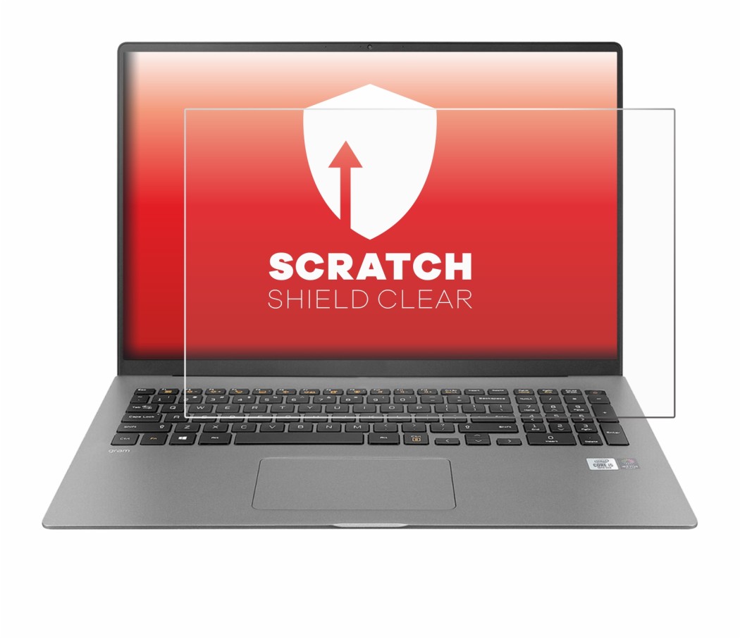 Image of the device LG gram 17'' 2021 with a wide variety of screen protectors.