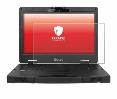 Image of the device Getac S410 with a wide variety of screen protectors.