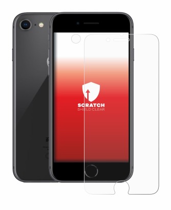 Immagine del dispositivo Apple iPhone 8 (Fronte+Fotocamera) con un'ampia varietà di protezioni per lo schermo.