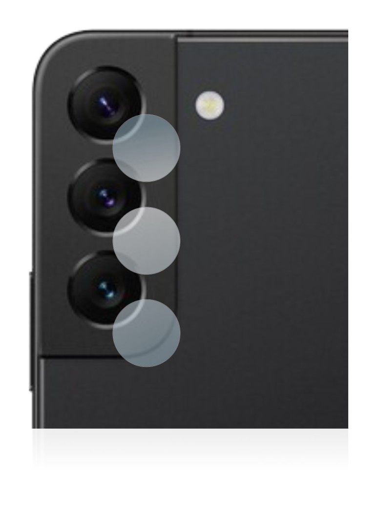 Image of the device Samsung Galaxy S22 5G (ONLY Camera Lens) with a wide variety of screen protectors.