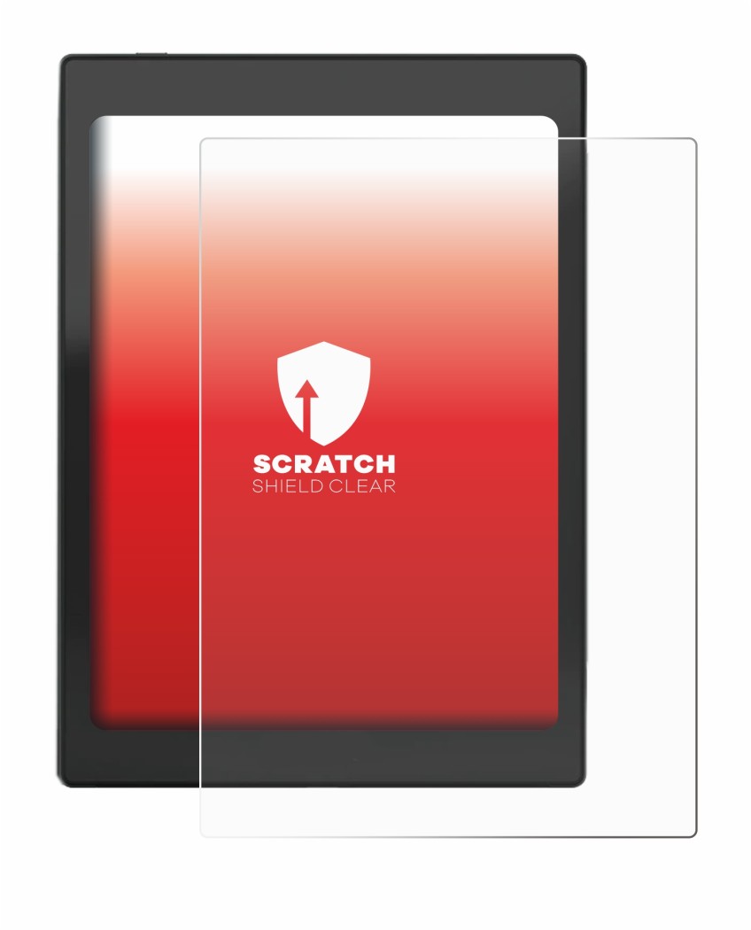 Immagine del dispositivo Boox Nova Air C con un'ampia varietà di protezioni per lo schermo.