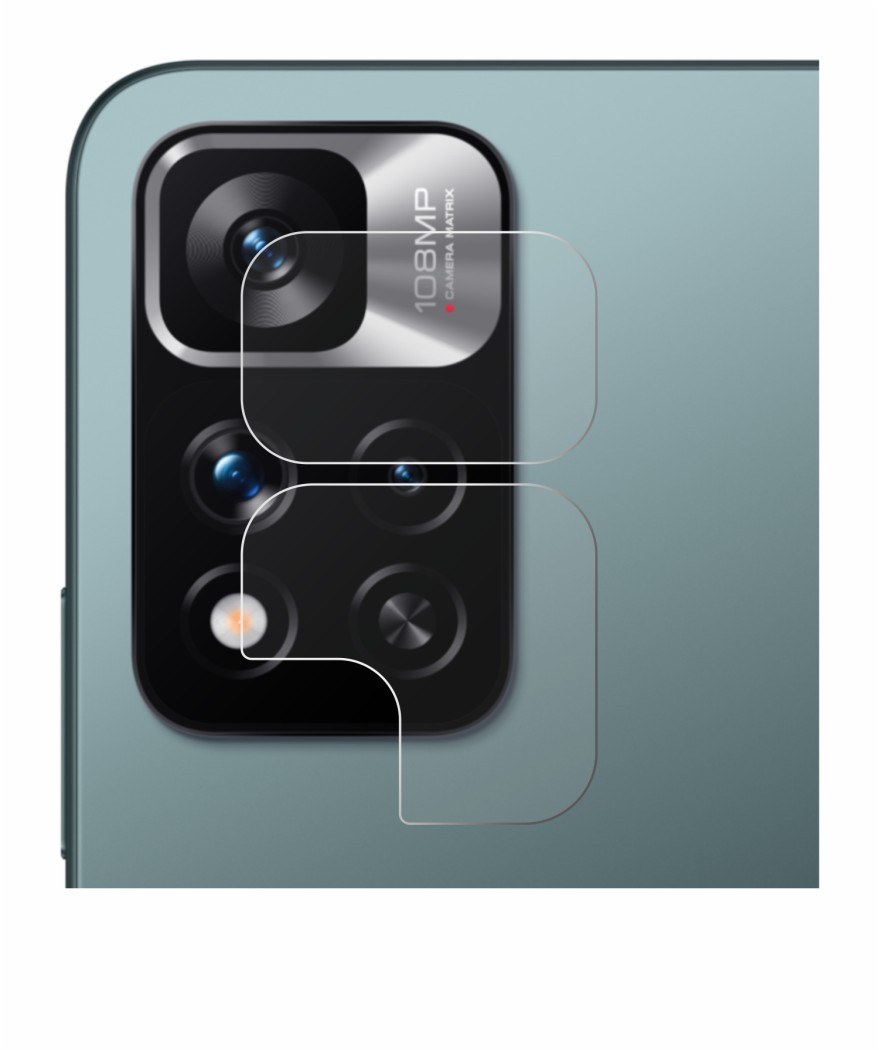 Immagine del dispositivo Xiaomi Redmi Note 11 Pro+ 5G (SOLO Fotocamera) con un'ampia varietà di protezioni per lo schermo.