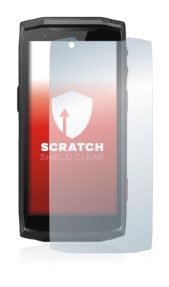 Imagen del dispositivo Crosscall Core-M5 con una amplia variedad de protectores de pantalla.