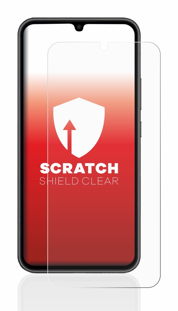 Image of the device Samsung Galaxy A34 5G with a wide variety of screen protectors.