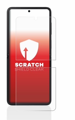 Imagen del dispositivo Oppo Find N2 Flip con una amplia variedad de protectores de pantalla.