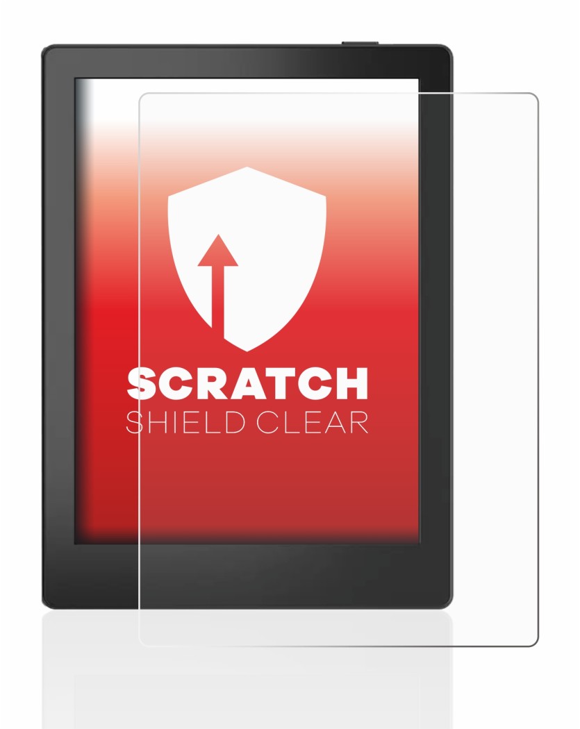 Abbildung des Geräts Boox Poke 5 mit einer Vielzahl des Displayschutzes.