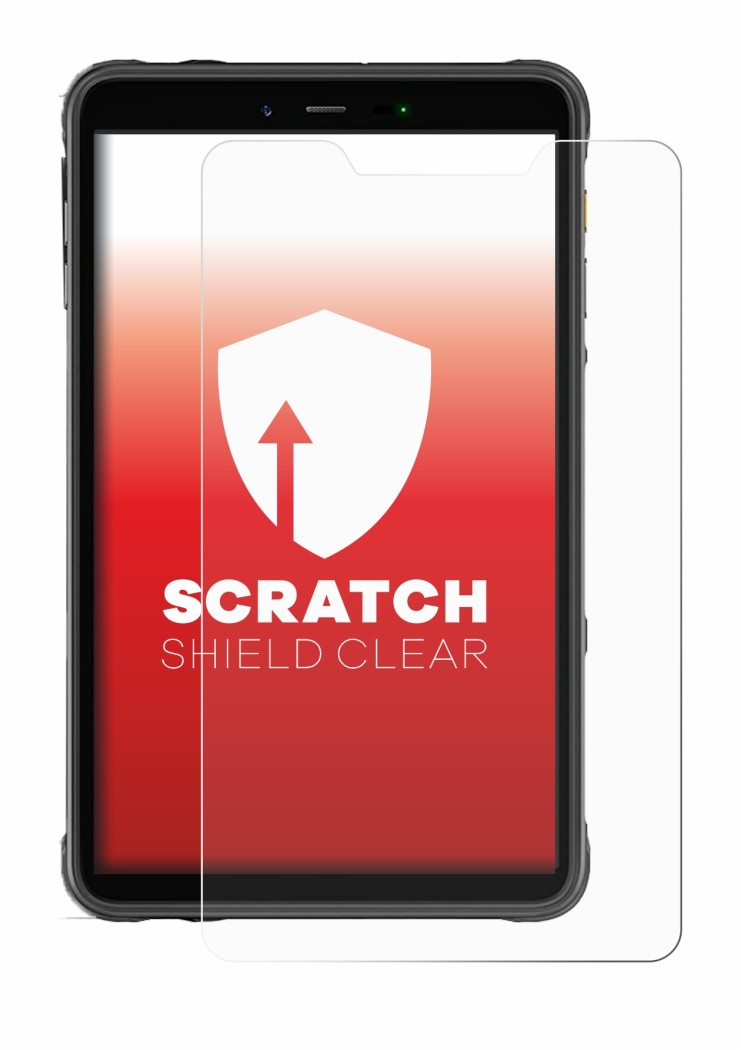 Image of the device Ulefone Armor Pad 8 with a wide variety of screen protectors.