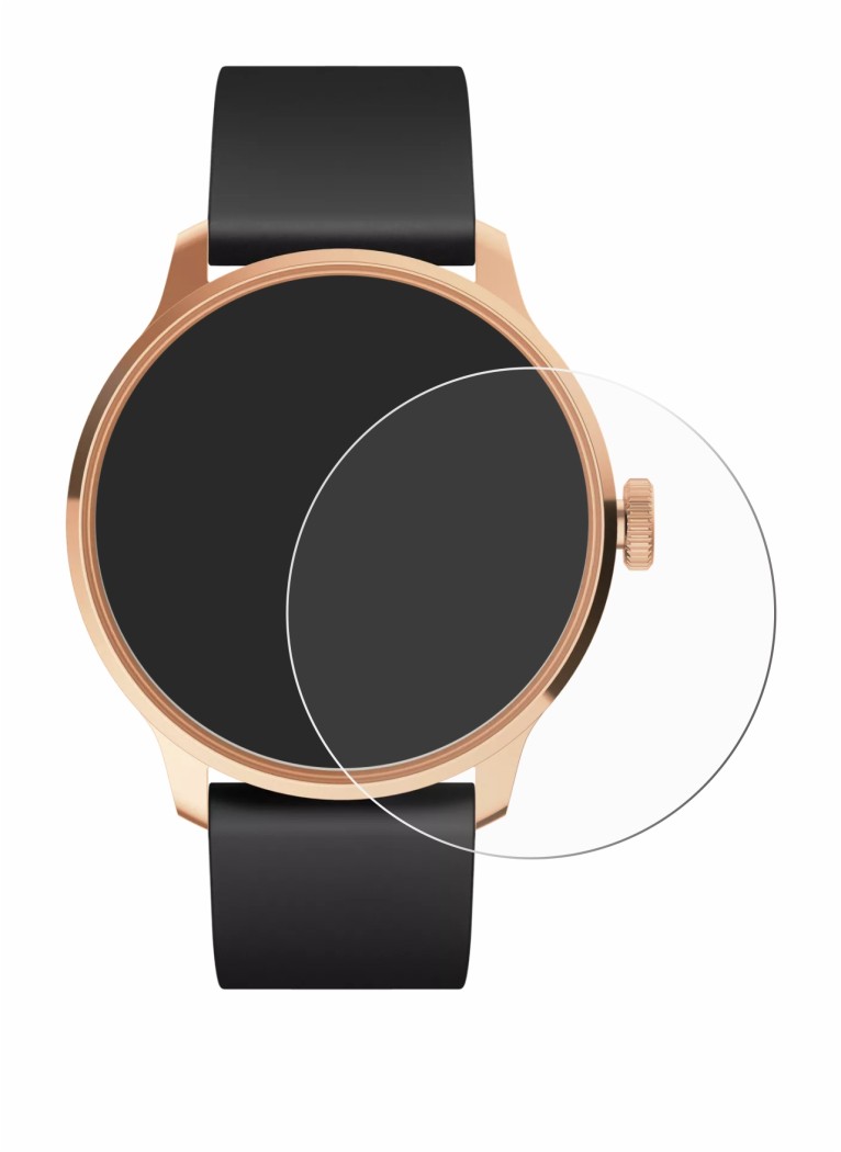 Image de l'appareil Withings ScanWatch Light avec une grande variété de protections d'écran.
