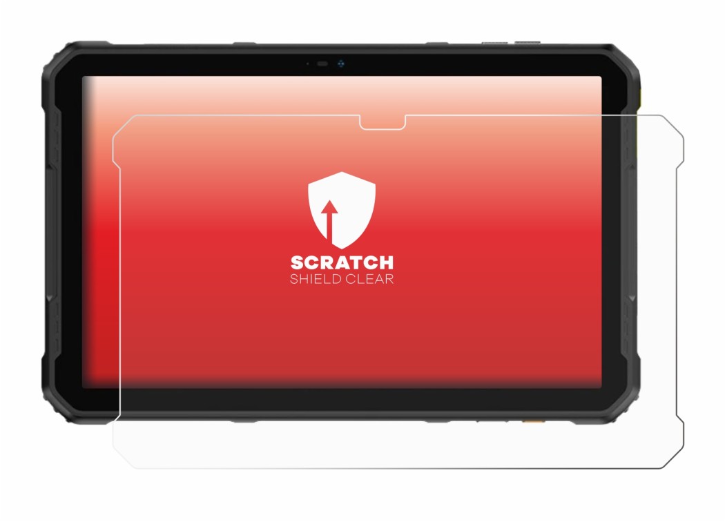 Immagine del dispositivo Ulefone Armor Pad 2 con un'ampia varietà di protezioni per lo schermo.