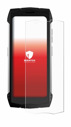 Image de l'appareil Doogee S Mini avec une grande variété de protections d'écran.