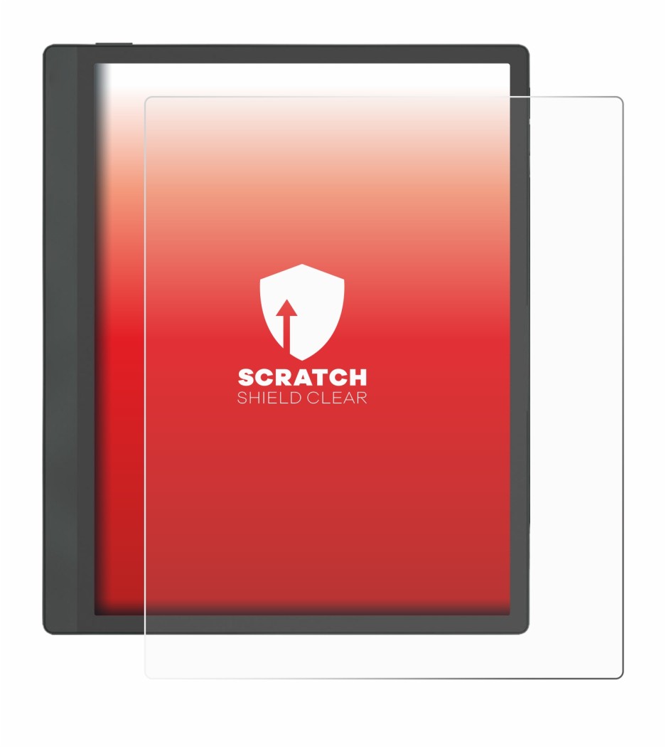 Image de l'appareil Boox Tab Ultra C Pro avec une grande variété de protections d'écran.