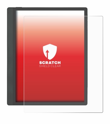 Image de l'appareil Boox Tab Ultra C Pro avec une grande variété de protections d'écran.