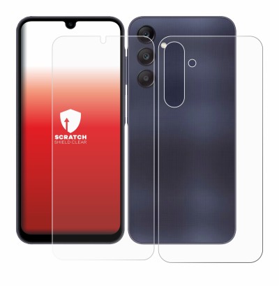 Immagine del dispositivo Samsung Galaxy A25 5G (Fronte+Retro) con un'ampia varietà di protezioni per lo schermo.