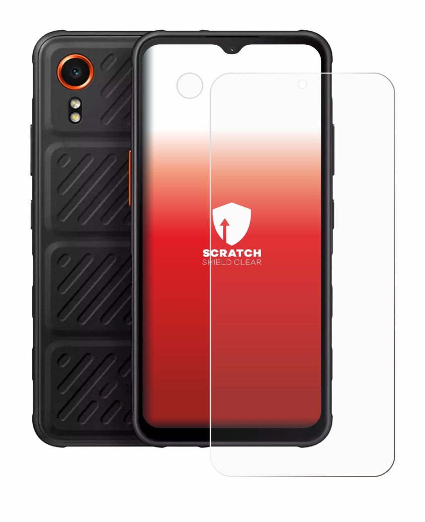 Imagen del dispositivo Samsung Galaxy XCover 7 (Frontal+Cámara) con una amplia variedad de protectores de pantalla.