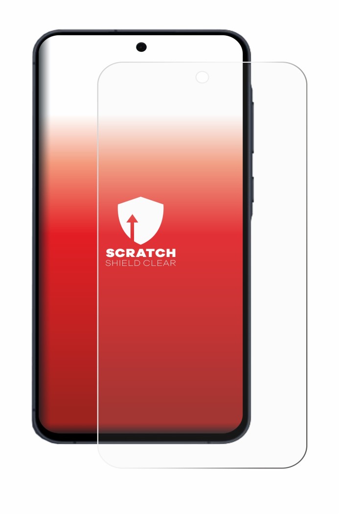 Immagine del dispositivo Samsung Galaxy A55 5G con un'ampia varietà di protezioni per lo schermo.