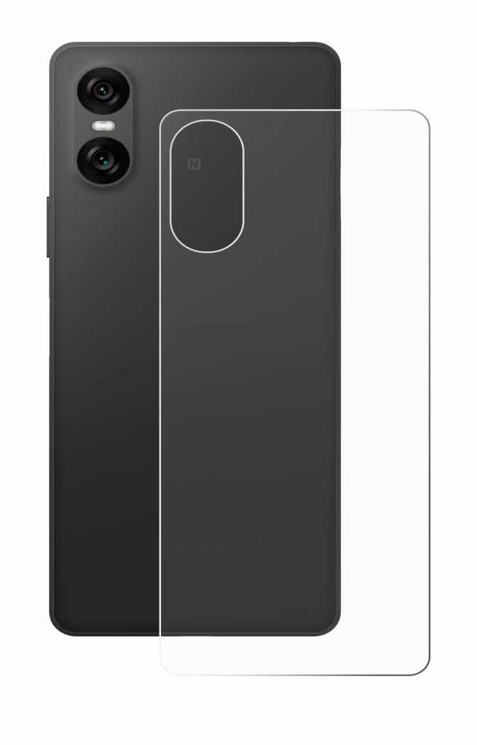 Image of the device Sony Xperia 10 VI (Back) with a wide variety of screen protectors.