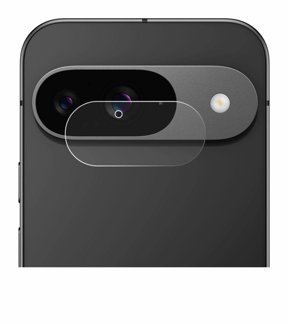 Image of the device Google Pixel 9 (ONLY Camera Lens) with a wide variety of screen protectors.