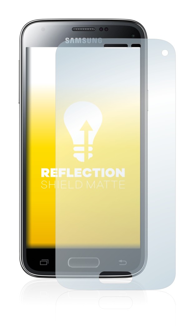 Imagen del dispositivo Samsung Galaxy S5 Mini SM-G800F con una amplia variedad de protectores de pantalla.