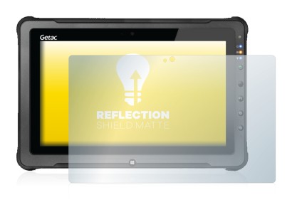 Immagine del dispositivo Getac F110 G5 con un'ampia varietà di protezioni per lo schermo.