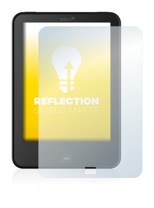 Abbildung des Geräts Tolino Vision 2 mit einer Vielzahl des Displayschutzes.