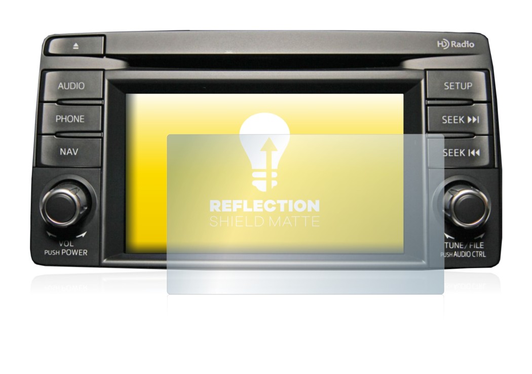 Image de l'appareil Mazda CX-5 2012-2014 Infotainment System avec une grande variété de protections d'écran.