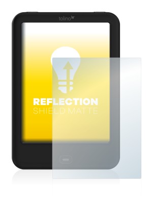 Image de l'appareil Tolino Shine 2 HD avec une grande variété de protections d'écran.