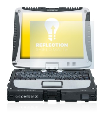 Image of the device Panasonic Toughbook CF-19 with a wide variety of screen protectors.