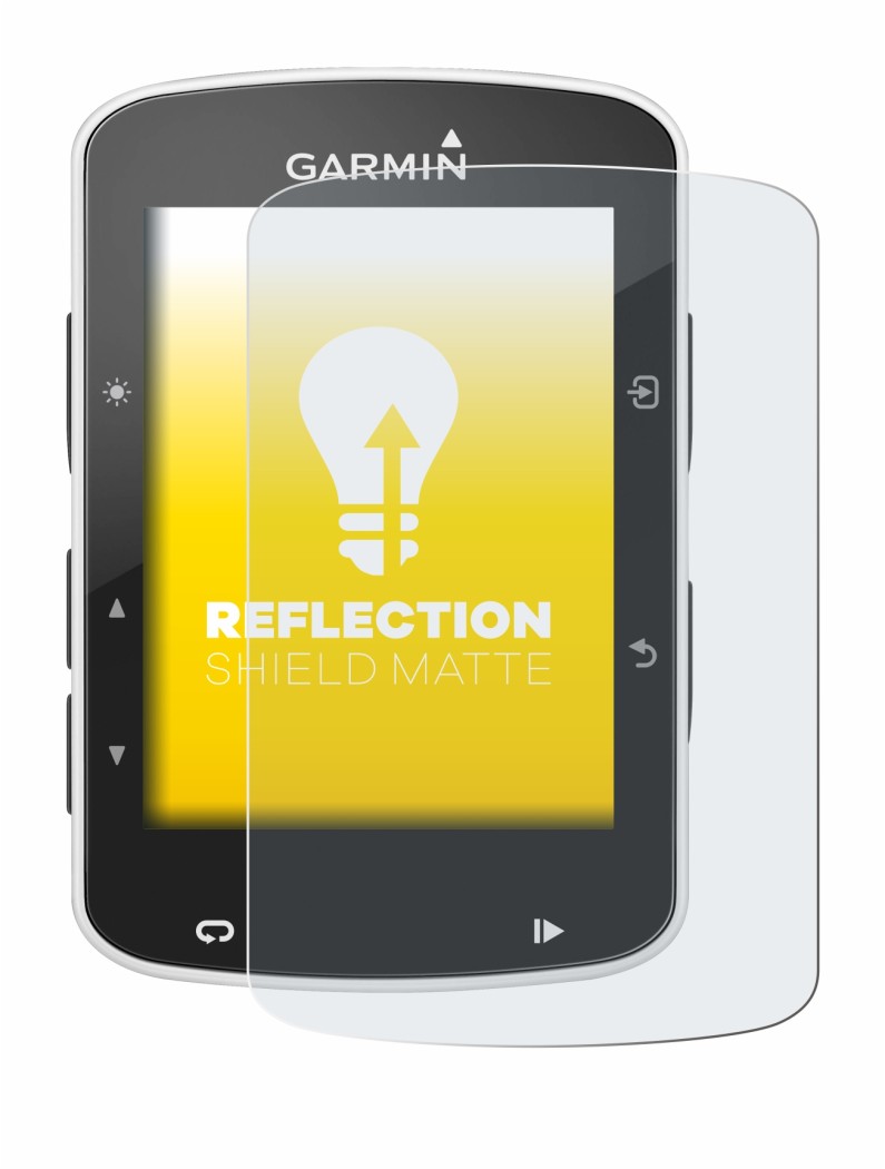 Imagen del dispositivo Garmin Edge 820 con una amplia variedad de protectores de pantalla.