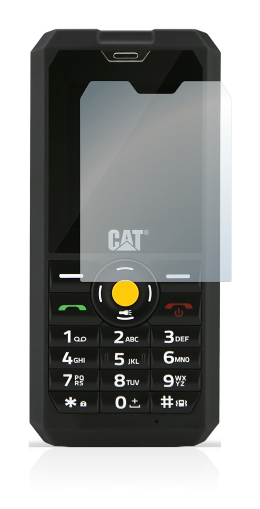 Immagine del dispositivo Caterpillar Cat B30 con un'ampia varietà di protezioni per lo schermo.