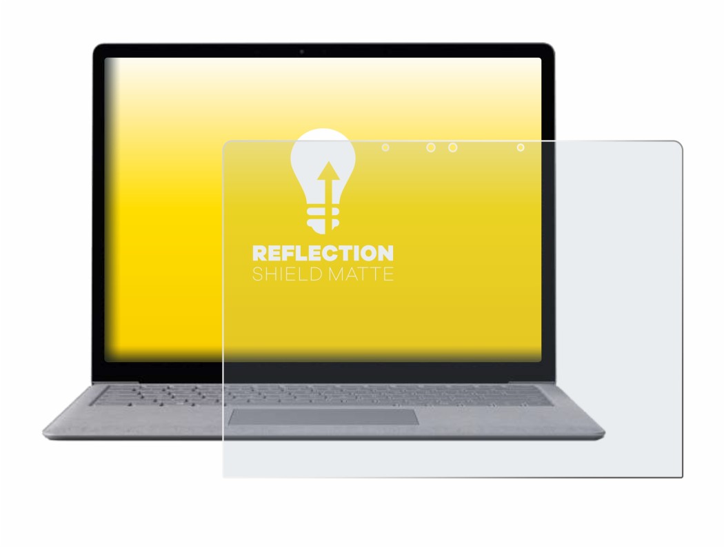 Image de l'appareil Microsoft Surface Laptop 1 avec une grande variété de protections d'écran.