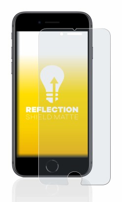 Immagine del dispositivo Apple iPhone 8 con un'ampia varietà di protezioni per lo schermo.