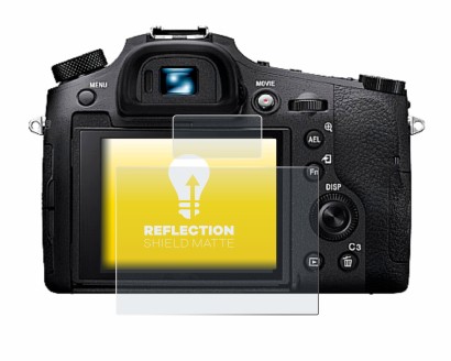 Image de l'appareil Sony Cyber-Shot DSC-RX10 IV avec une grande variété de protections d'écran.