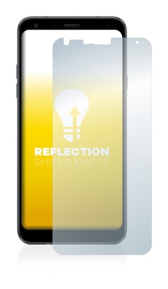 Image de l'appareil LG Q7 Plus avec une grande variété de protections d'écran.