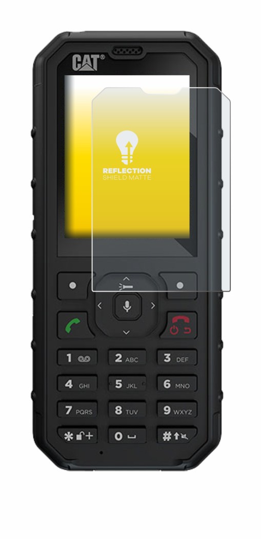 Imagen del dispositivo Caterpillar Cat B35 con una amplia variedad de protectores de pantalla.