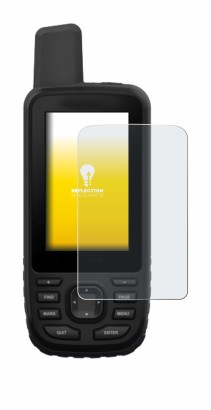Image of the device Garmin GPSMAP 66st with a wide variety of screen protectors.