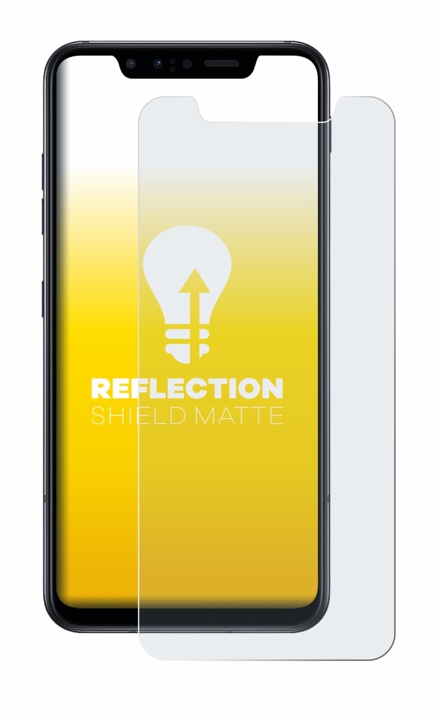 Imagen del dispositivo LG G8s ThinQ con una amplia variedad de protectores de pantalla.