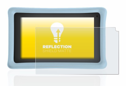 Image de l'appareil Pebble Gear 7" Kids Tablet avec une grande variété de protections d'écran.