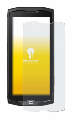 Image de l'appareil Crosscall Core X4 avec une grande variété de protections d'écran.