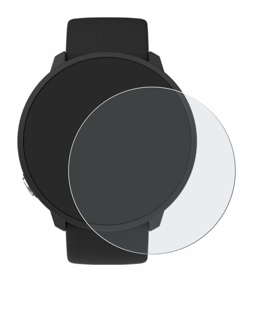 Image of the device Polar Unite with a wide variety of screen protectors.