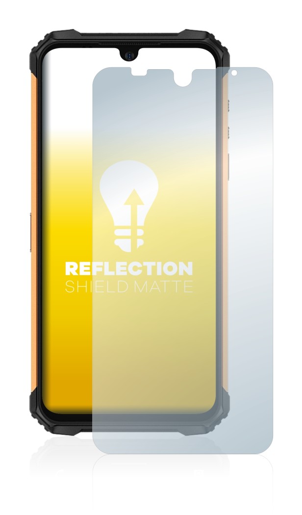 Image of the device Ulefone Armor 8 with a wide variety of screen protectors.