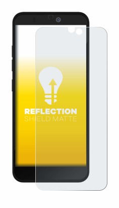 Image of the device Fairphone 3 Plus with a wide variety of screen protectors.