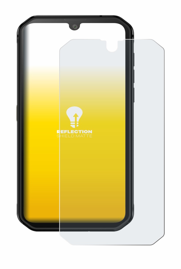 Image of the device Blackview BV9900E with a wide variety of screen protectors.